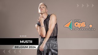 Mustii represents Belgium  Eurovision 2024  gpstomusicgr [upl. by Coh]