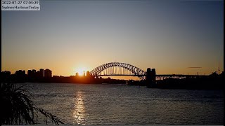 Beautiful scenes sights and sounds of our bustling city This is Sydney Harbour Australia LIVE Cam [upl. by Delmore]