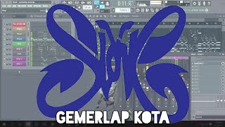 Slank  Gemerlap Kota Karaoke FL Studio [upl. by Isiahi246]