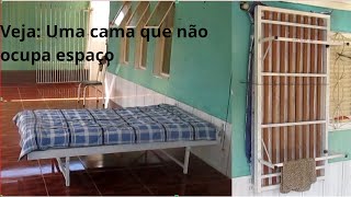 Cama dobrável Soluções inteligentes para áreas compactas😃️ [upl. by Tonry159]