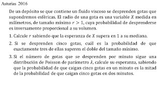 oposiciones asturias 2016 probabilidad binomial y poisson [upl. by Attenov]