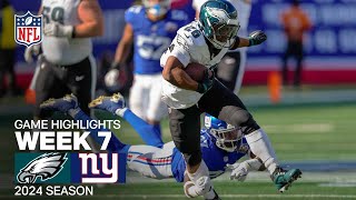 Philadelphia Eagles vs New York Giants Game Highlights  NFL 2024 Season Week 7 [upl. by Zsa Zsa522]