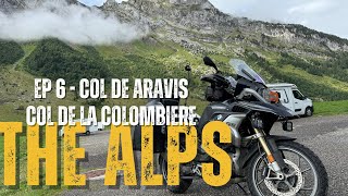 Motorbiking through the CLOUDS  Col de Aravis amp Col de la Colombiere [upl. by Leaper]