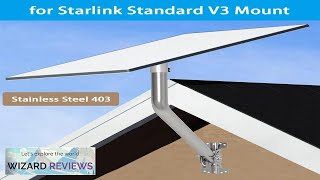 Starlink Gen 3 Long Wall Mounting Kit Roof installation Connector Mounting Kits Review [upl. by Steen]