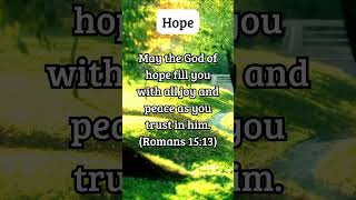 Bible Verse Hopeshort [upl. by Anivad]