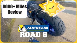 CRAZY Mileage on Michelin Road 6 Tires Yamaha MT09SP michelin [upl. by Ahsenat]