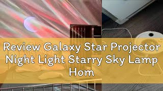 Review Galaxy Star Projector Night Light Starry Sky Lamp Home Room proyektor langit lampu tidur nig [upl. by Aharon223]