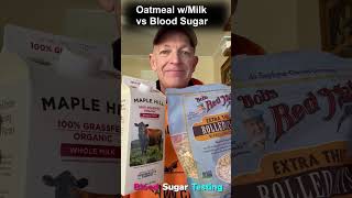 Does Adding Milk to Oatmeal REALLY Lower Blood Sugar [upl. by Neoma]