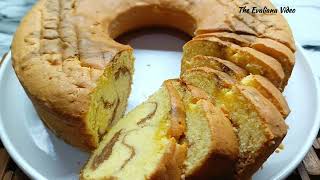 RESEP MARMER CAKE rasanya enak lembut super moist dan fak bikin seret [upl. by Enieledam]