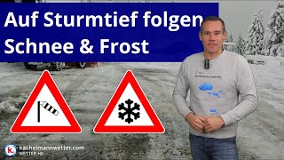 Auf Sturmtief folgen Schnee und Frost [upl. by Roana]