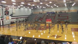 NFHS Sapphire Strutters  Hip Hop Wylie Comp  21520 [upl. by Gavrila]