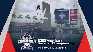 2023 American Baseball Championship Tulane vs East Carolina Game Highlights May 28 2023 [upl. by Pearman]