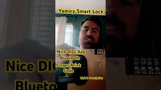 Best Smart Lock 2024 Lets Review Yamiry Smart Lock [upl. by Ylrebmit]