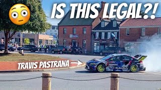 Travis Pastrana DRIFTED His RACE CAR Through My Hometown Gymkhana 11 [upl. by Nimsay]