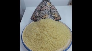 Comment faire de la semoule de couscous Express [upl. by Lyall]