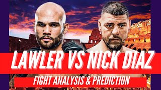 UFC266 Nick Diaz vs Robbie Lawler Fight Analysis and Prediction with MMA fighter Colby Thicknesse [upl. by Osicran]