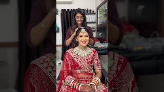 My gorgeous bride in making CBW chhavibridalworld bridalmakeup bridalmakeupartist jodhpur [upl. by Schwartz]