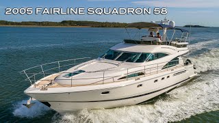 2005 Fairline Squadron 58 quotNautiTimequot [upl. by Keldah]