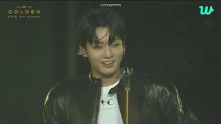 BTS Jungkook Golden Live on Stage Concert full Video [upl. by Boothe]