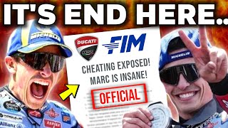 HUGE NEWS for Marquez amp Ducati after Cheating JUST EXPOSED Marquez amp Bagnaia BOLD Statement [upl. by Henke]