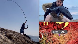 Fishing for rough ground bass and conger eels [upl. by Goodyear]