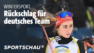 Biathlon Sprint ohne Preuß  enges Duell an der Spitze  Sportschau [upl. by Natalie565]