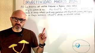 Física 123 Selectividad Madrid 2024 Ejercicio de gravitación con dato incorrecto Resolución [upl. by Sido]