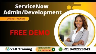 ServiceNow AdminDevelopment online FREE Demo in Telugu  VLR Training 9492228043 [upl. by Euridice]