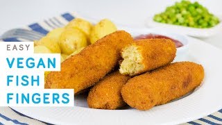 vegan fish fingers recipe  easy and incredibly delicious [upl. by Drannel]