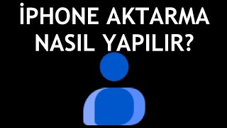 Google Kişiler İphone Aktarma Nasıl Yapılır [upl. by Enyt]