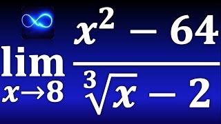 41 Límite con raíz cúbica mediante racionalización y factorización de diferencia de cuadrados [upl. by Capp]