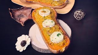 Courge butternut farcie au quinoa  💗 la meilleure recette  💗 [upl. by Nieberg]