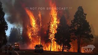 07262024 Forest Ranch CA  Park Fire Explodes to 240000 acres Extreme Fire Behavior [upl. by Alicea]