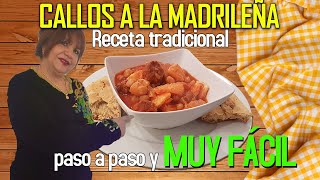 Callos a la madrileña Receta tradicional ☑️PASO A PASO Y MUY FÁCIL [upl. by Glynas]