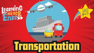 Learn Transport Vehicle Names  Transportation for Toddlers  English Vocabulary kids viralvideo [upl. by Mozelle446]