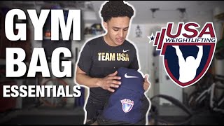 LIFTING ESSENTIALS  WHATS IN MY GYM BAG  COBY RHODES [upl. by Ramsay]