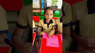 Word Formation activity done by UKG students Thanish school of excellence [upl. by Bunny]