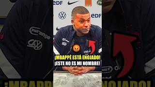 ¡Mbappé está harto de que pronuncien mal su nombre No va a callar más 😡 [upl. by Irodim]