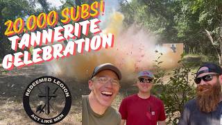 Tannerite Vaporizes Watermelons for 20k slowmotion tannerites explosion subscribermilestone [upl. by Pfosi]