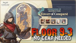 Tower 93  FTP No Gear Clear  Week 11 0710 Sword of Convallaria [upl. by Kenwrick]