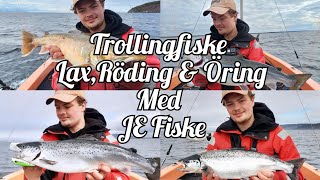 Trolling fiske efter Lax Öring och Röding i Vättern [upl. by Yessac780]