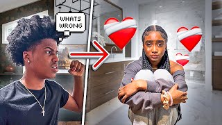 CRYING IN THE BATHROOM PRANK ON ROMAN😱😢 [upl. by Aynod]