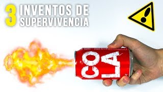 3 Inventos de Supervivencia Que Puedes Hacer en Casa [upl. by Anirbaz]