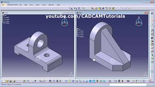 CATIA Training Course Exercises for Beginners  5  CATIA Exercises with Solutions [upl. by Fauman]