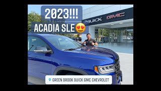 ULTRA BLUE METALLIC 2023 ACADIA SLE [upl. by Airpac730]