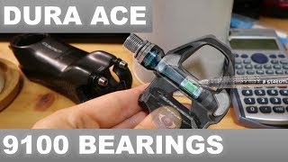 Shimano Dura Ace 9100 Pedal Service  Bearings and Preload [upl. by Cattier334]