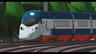 Northeast Corridor Railfanning Roblox NEC Part 1 [upl. by Nilpik194]