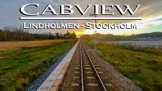 CABVIEW Commuter Train From Lindholmen to Stockholms Östra [upl. by Quickman]