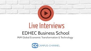 Le Best Of  EDHEC Business School  MiM Global Economic Transformation amp Technology [upl. by Notecnirp646]