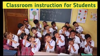 Classroom Instructions in English for Students  Classroom Camands for Students 🤷 [upl. by Kunin]